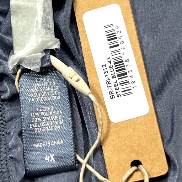 SKIMS Jelly Sheer Seamed Triangle‎ Bralette Steel Blue 4X - Picture 8 of 10